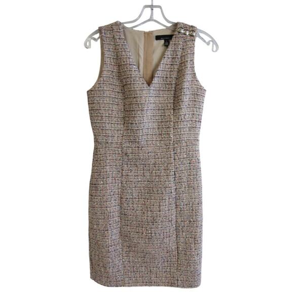 NWT Lace & Beads Gwen Grey Long Sleeve Embellished Mini Dress